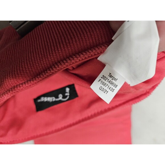 Art Class Girls Burgundy Red Quilted Velvet Turnlock Crossbody Bag with Chain - Picture 4 of 6